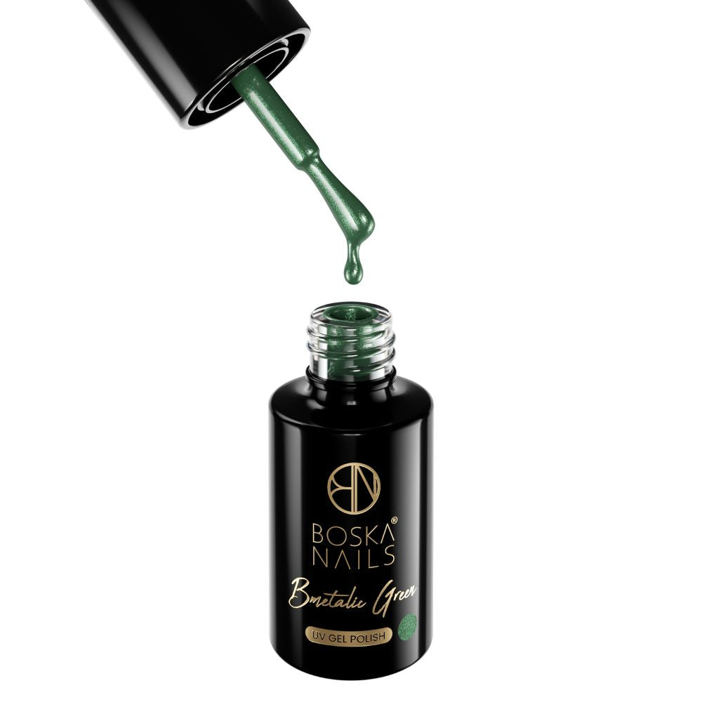 B Esmalte Semi-Permanente Verde Metálico Nº400 - 6ml