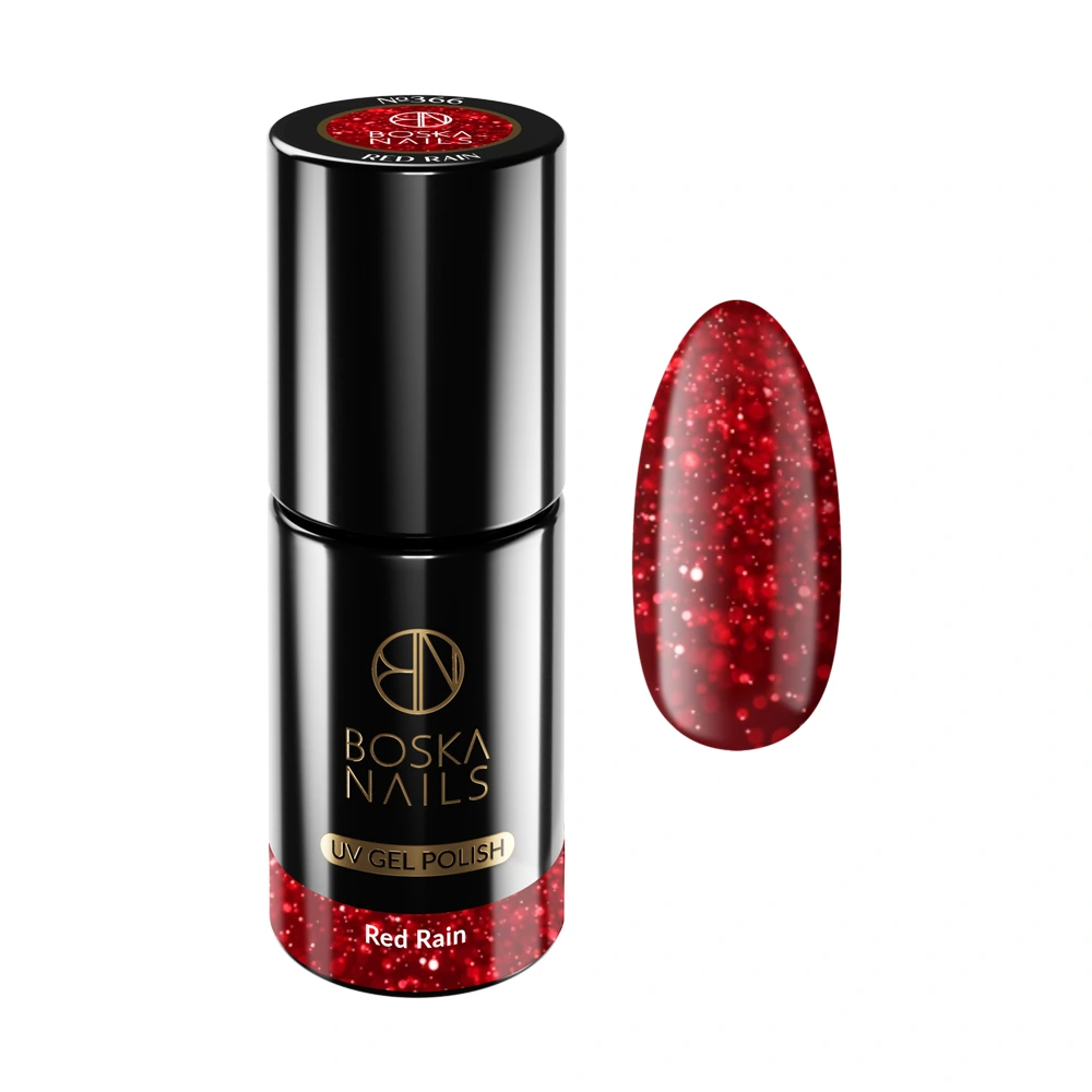 Verniz Semi-Permanente Red Rain Nº366 - 6ml