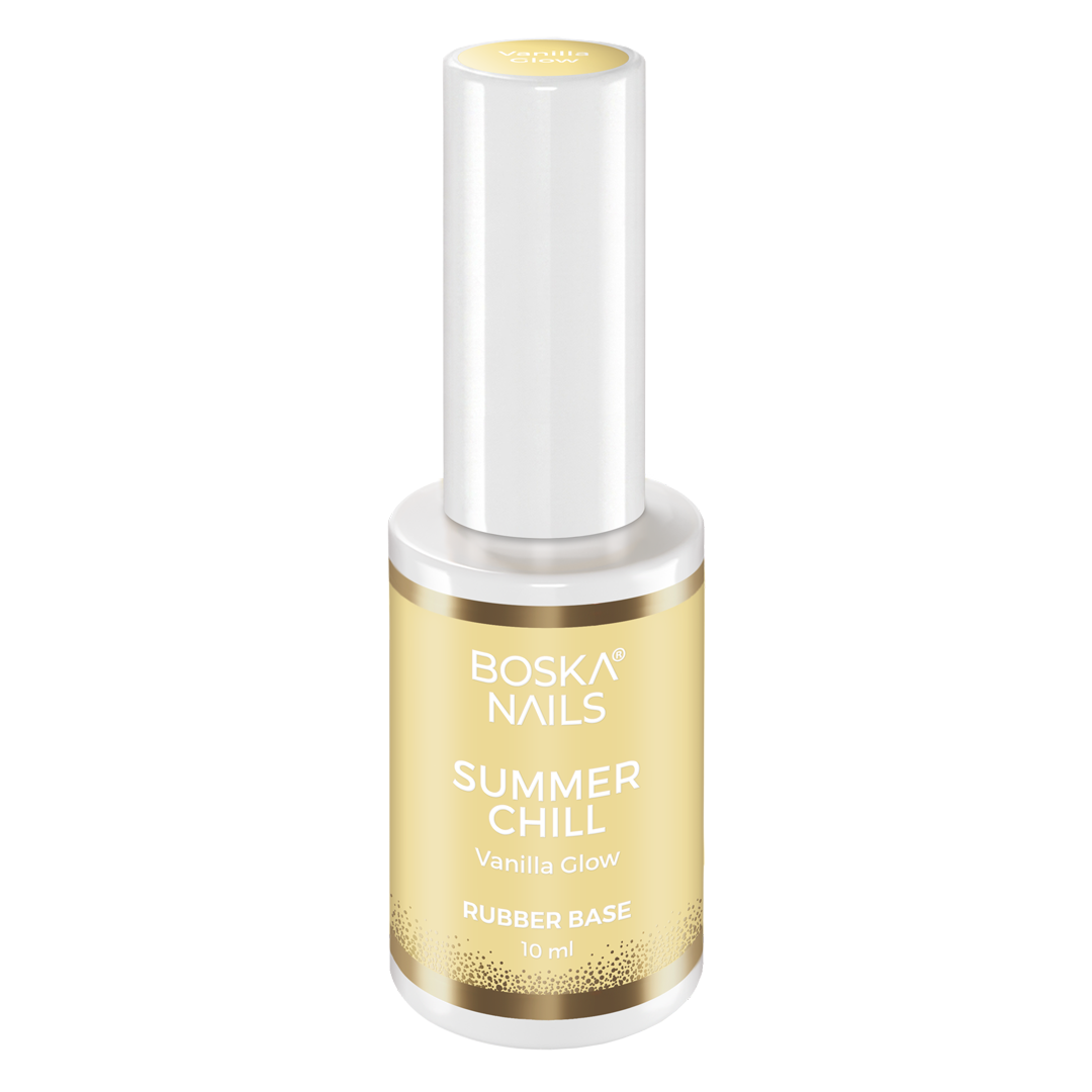 Base de Borracha Baunilha Brilho 10ml Boska Nails