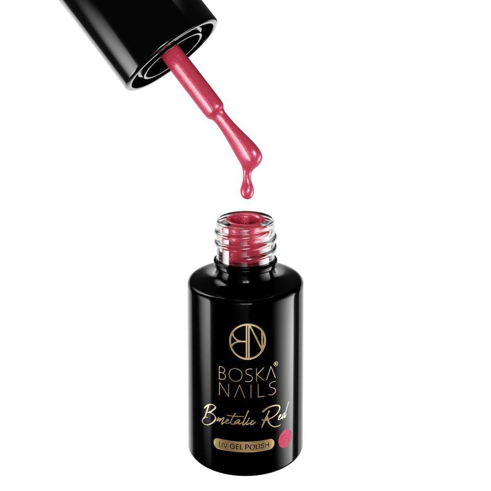 BVerniz Semi-Permanente Vermelho Metálico Nº395 - 6ml