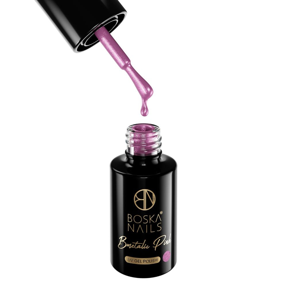BVerniz Semi-Permanente Rosa Metálico Nº396 - 6ml