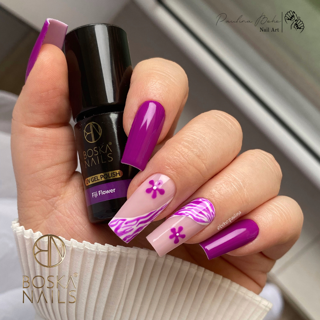 Verniz Semi-Permanente Fiji Flower Nº424 - 6ml