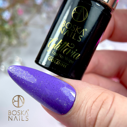 Top Coat Glitteria Goldini Sem Limpar - 6ml