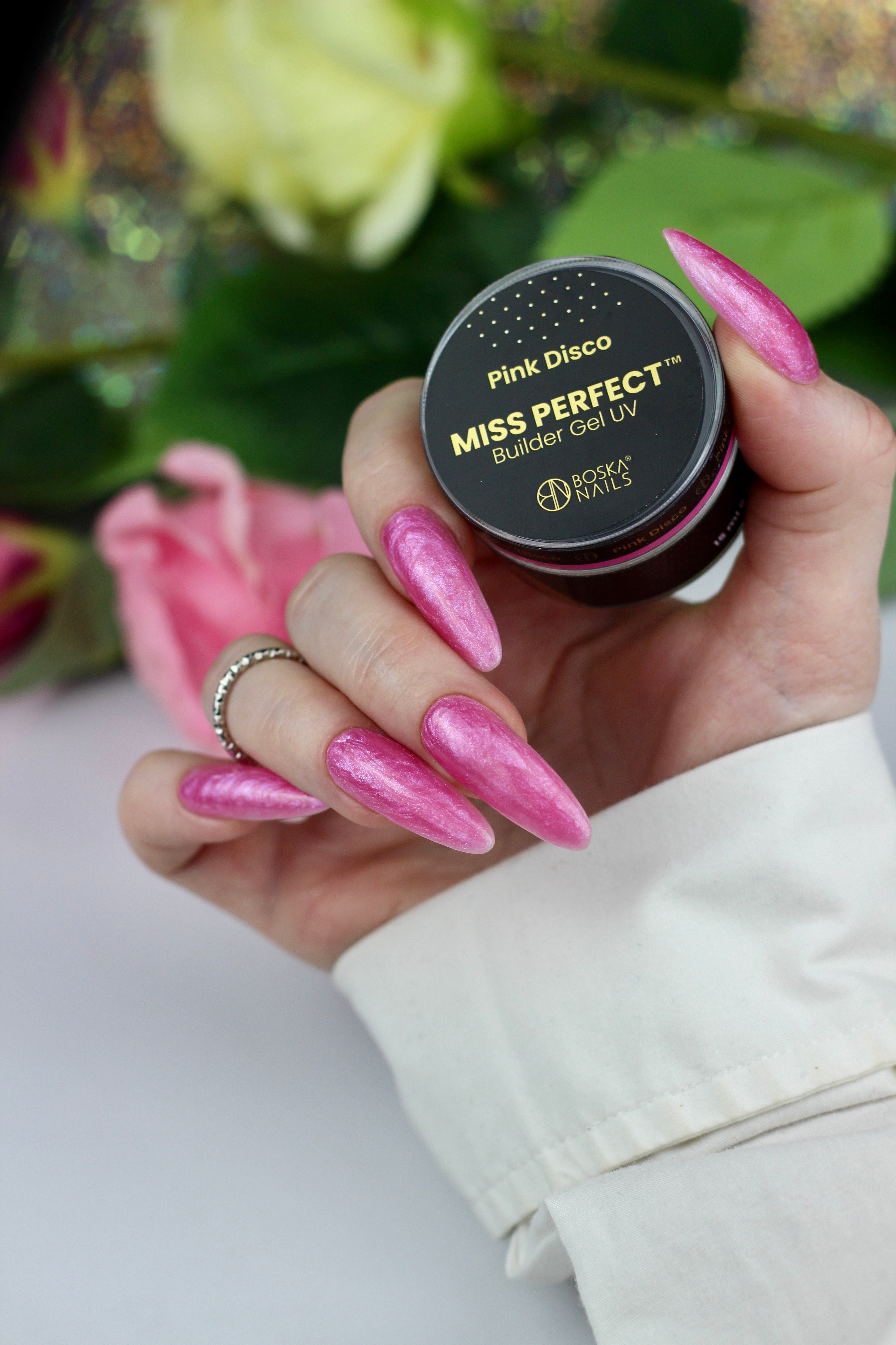 Gel de construção UV Pink Disco - 15ml