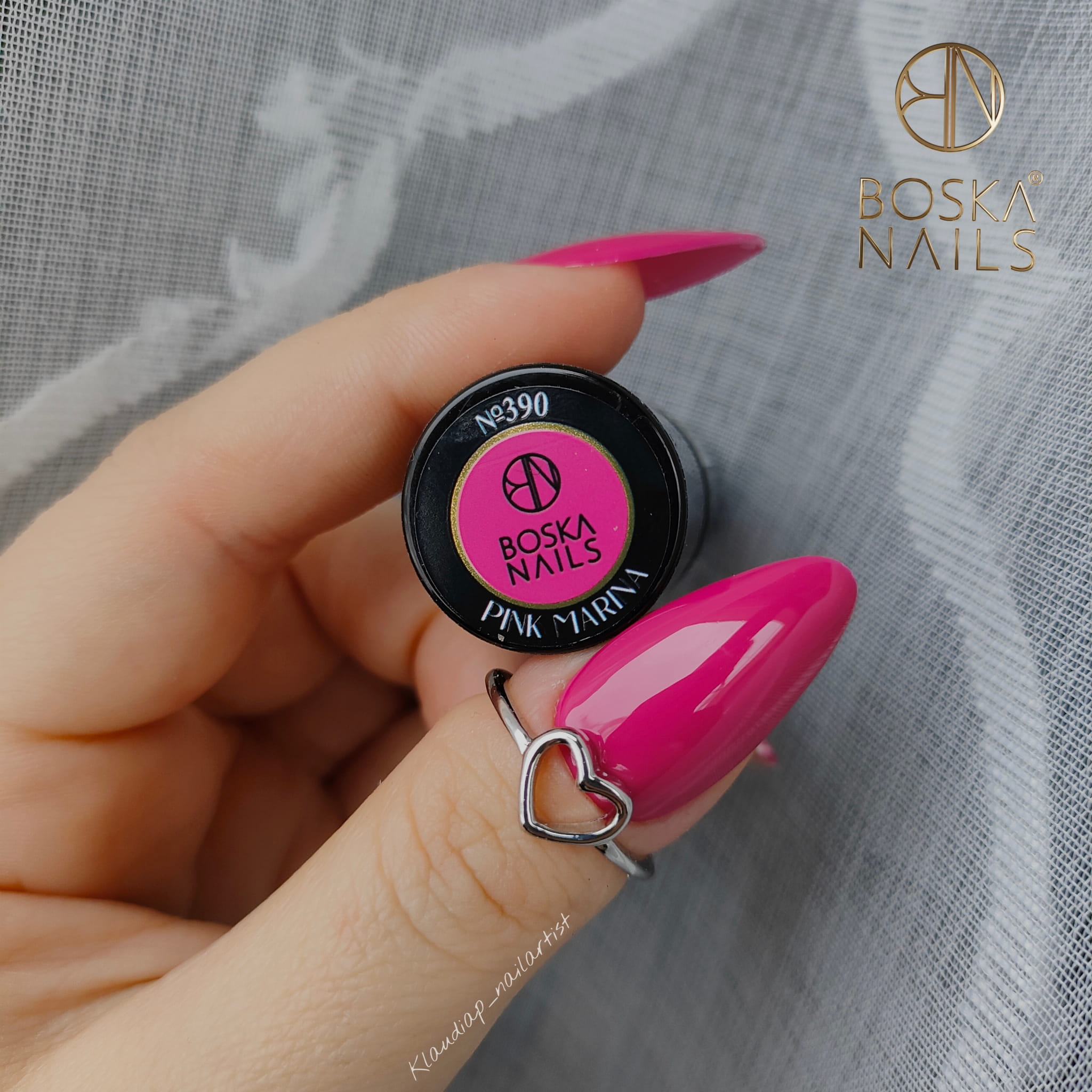 Verniz Semi-Permanente Rosa Marina Nº390 - 6ml