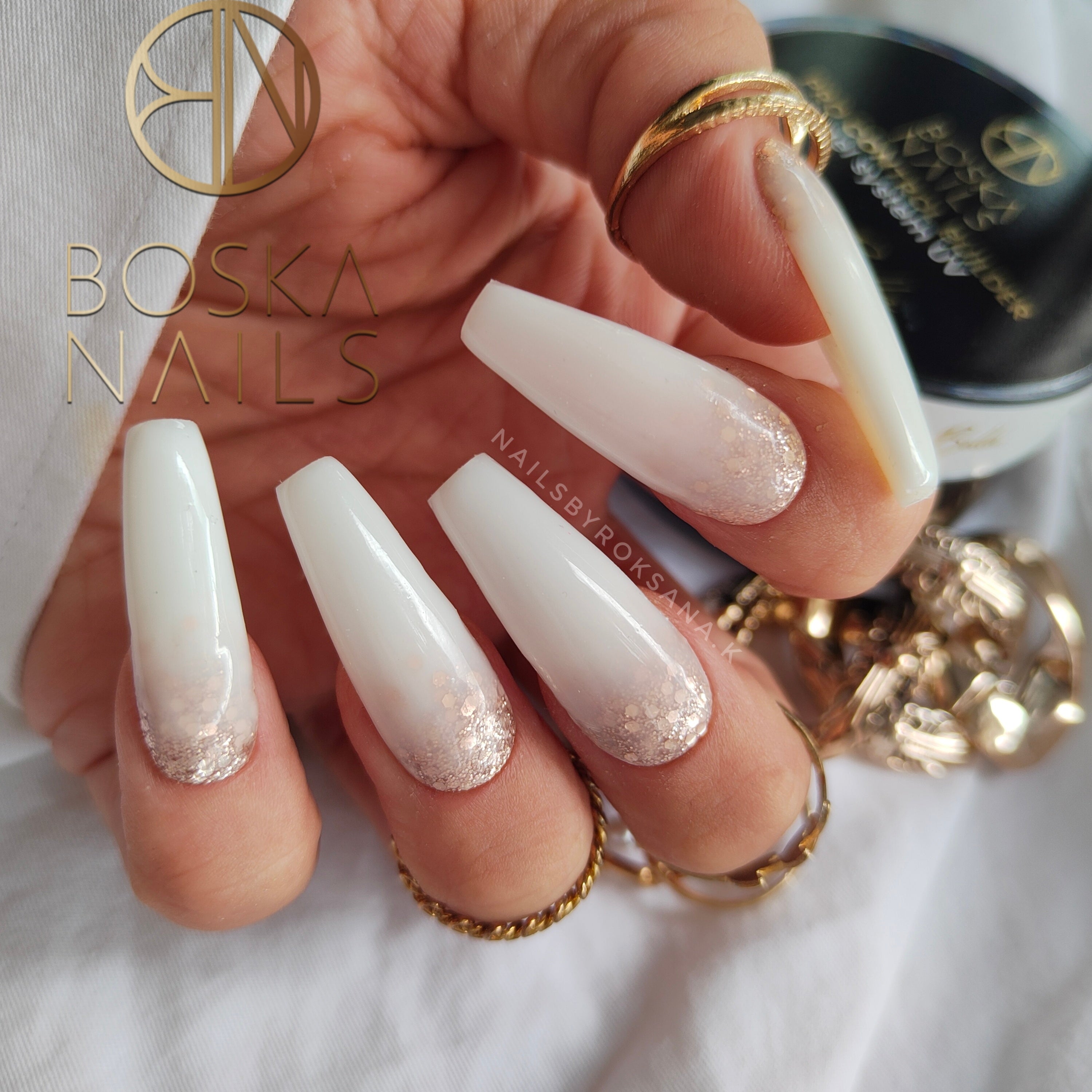 Gel de construção UV Bella White - 15ml