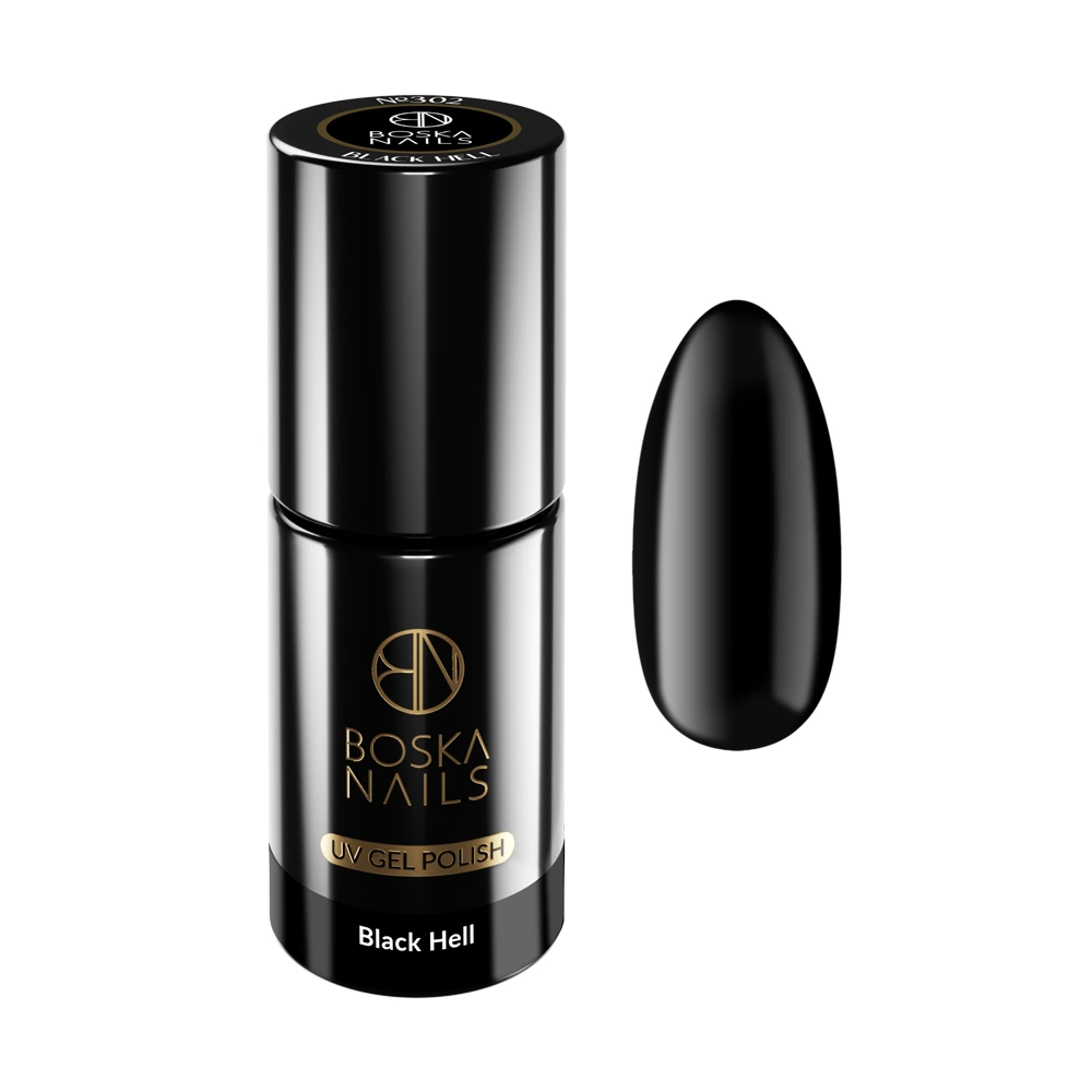 Verniz Semi-Permanente Black Hell Nº302 - 6ml