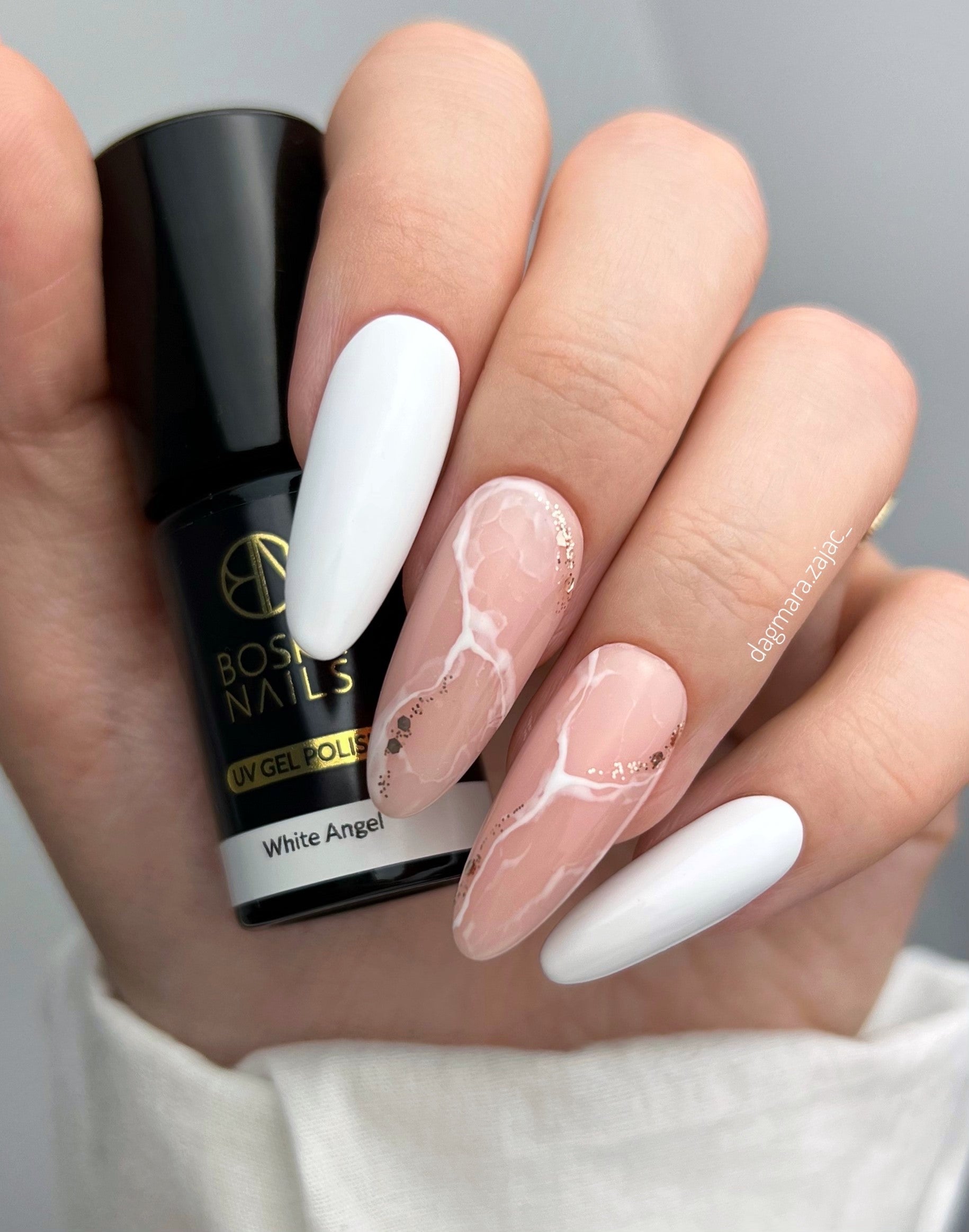 Verniz Semi-Permanente White Angel Nº301 - 6ml