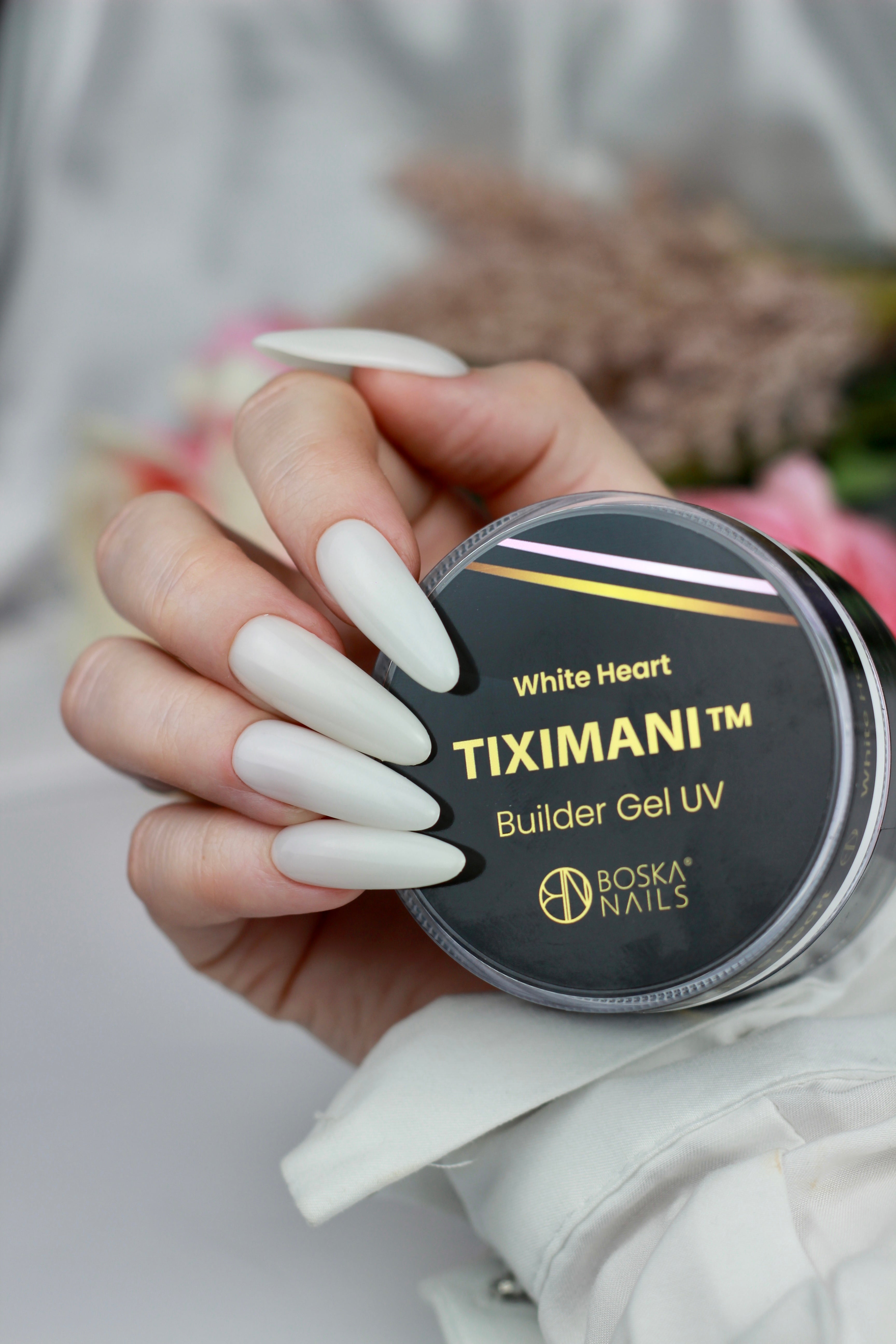 Gel UV Builder Coração Branco - 50ml