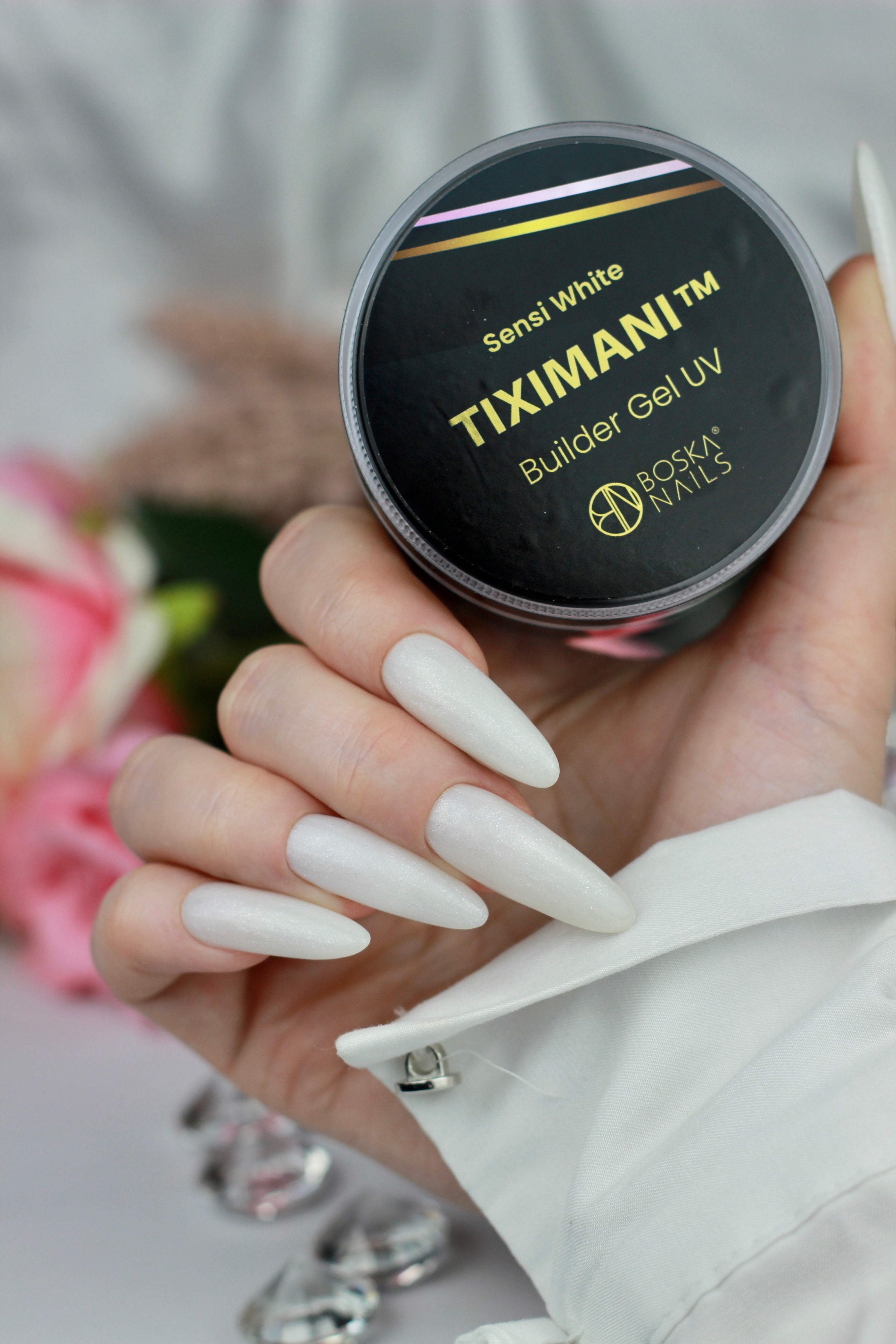 Gel de construção UV Sensi White - 50ml