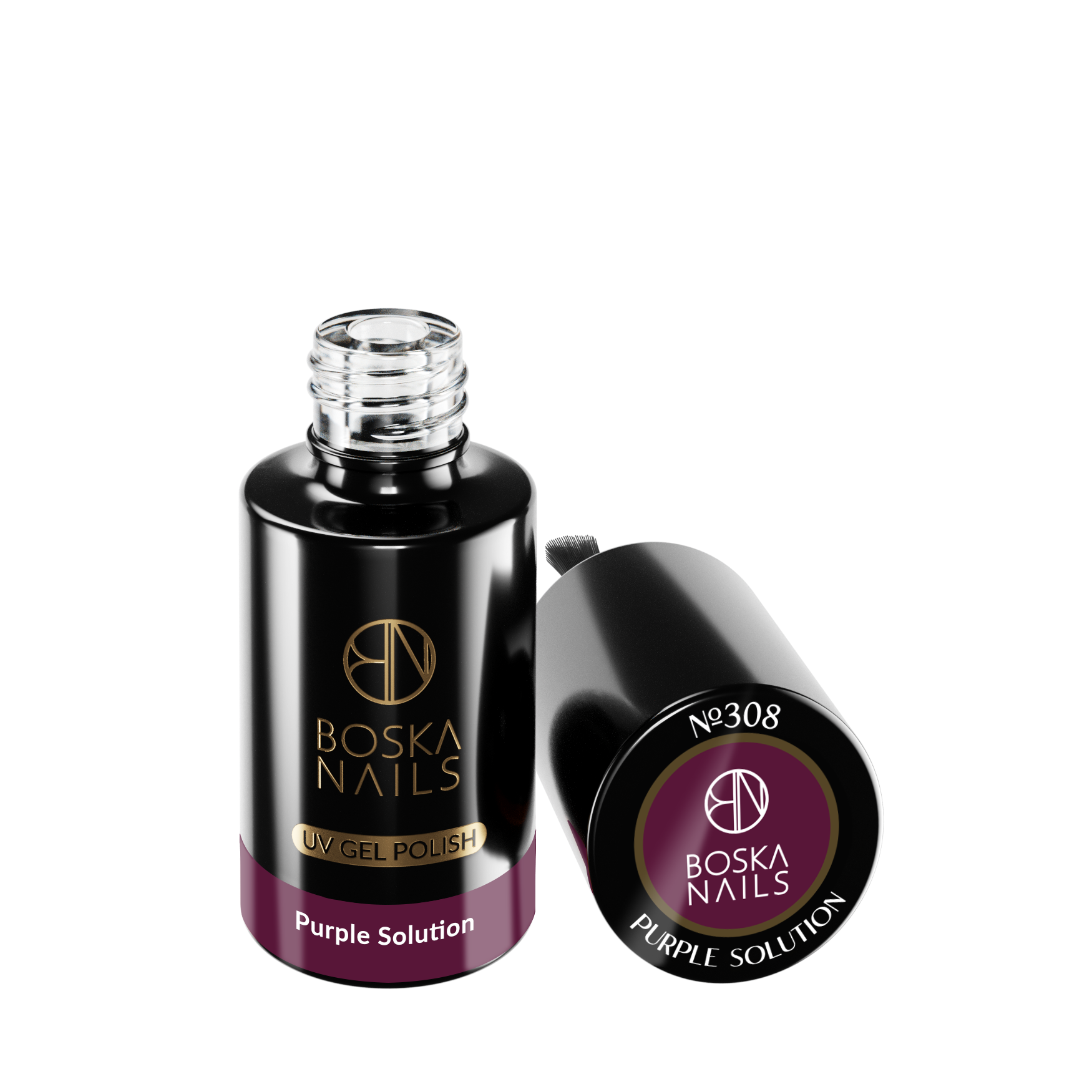 Verniz Semi-Permanente Purple Solution Nº308 - 6ml