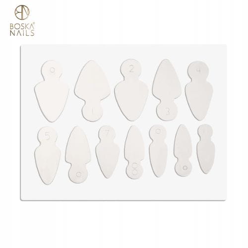 Molde de silicone curto oval de forma dupla 12 peças