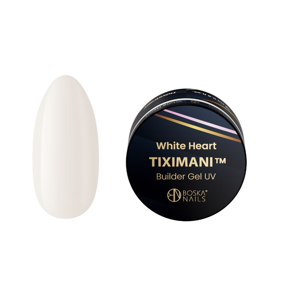 Gel UV Builder Coração Branco - 50ml