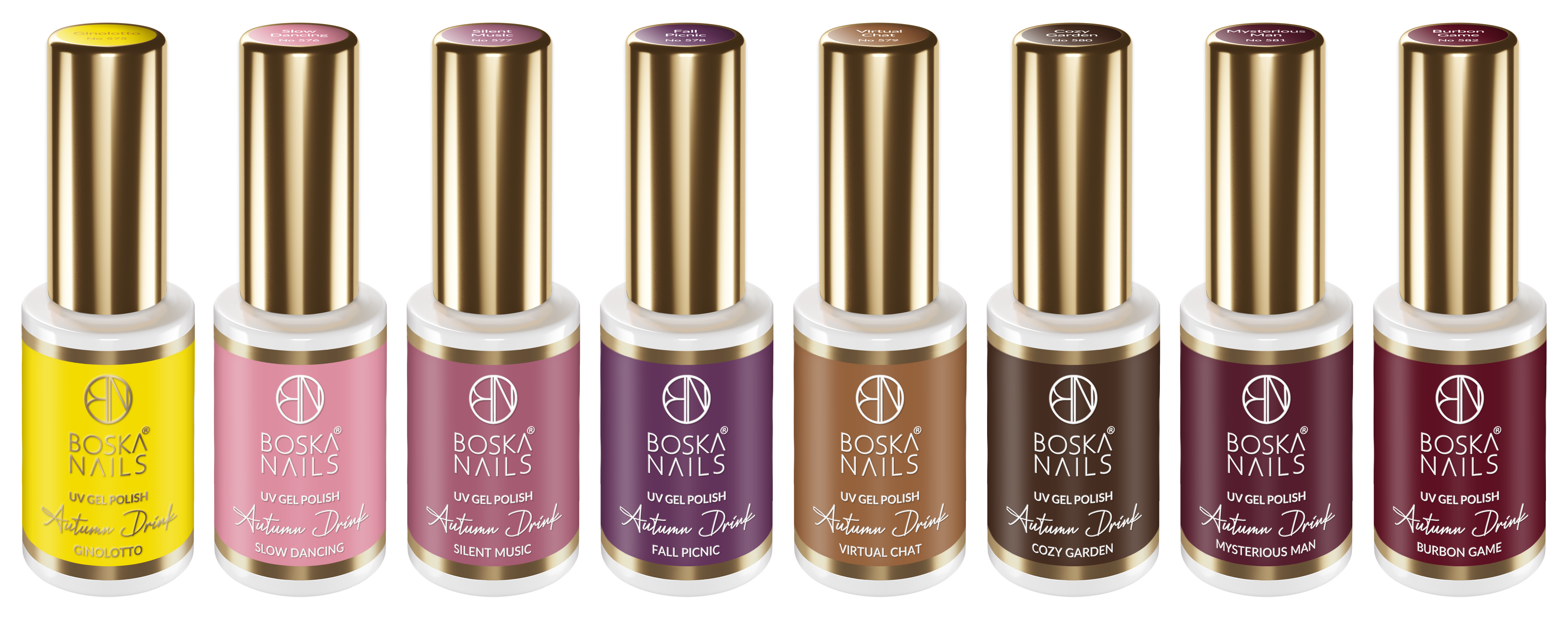 Set  Autumn Drink Boska Nails