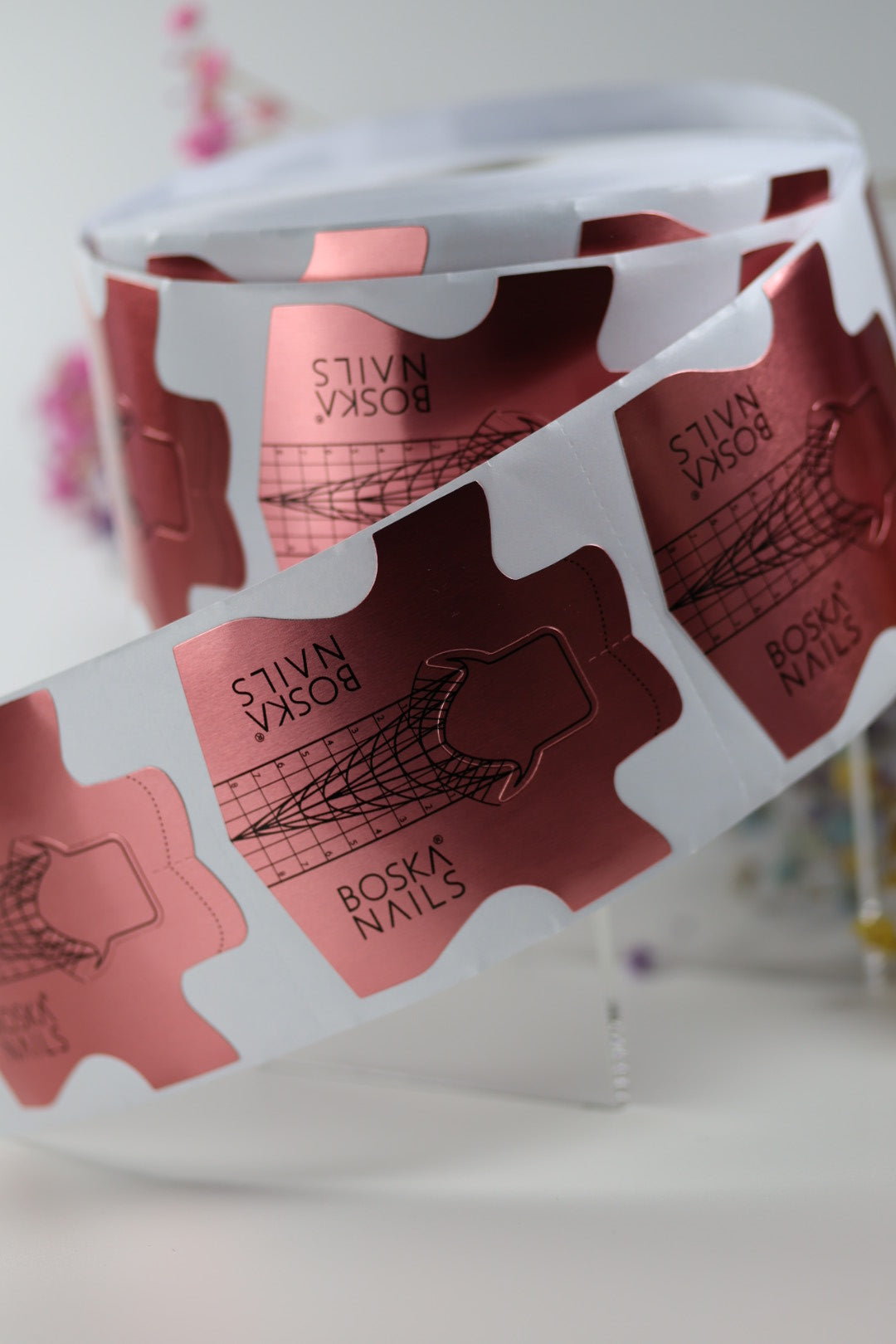 Moldes Uñas Nail Form Boska Nails 500 piezas