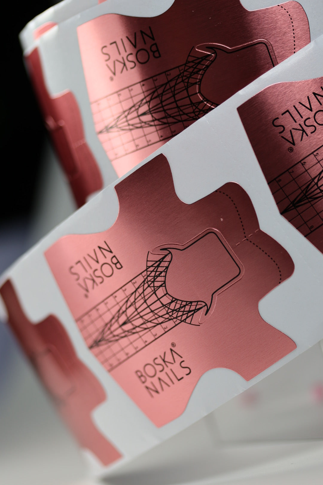 Moldes Uñas Nail Form Boska Nails 500 piezas