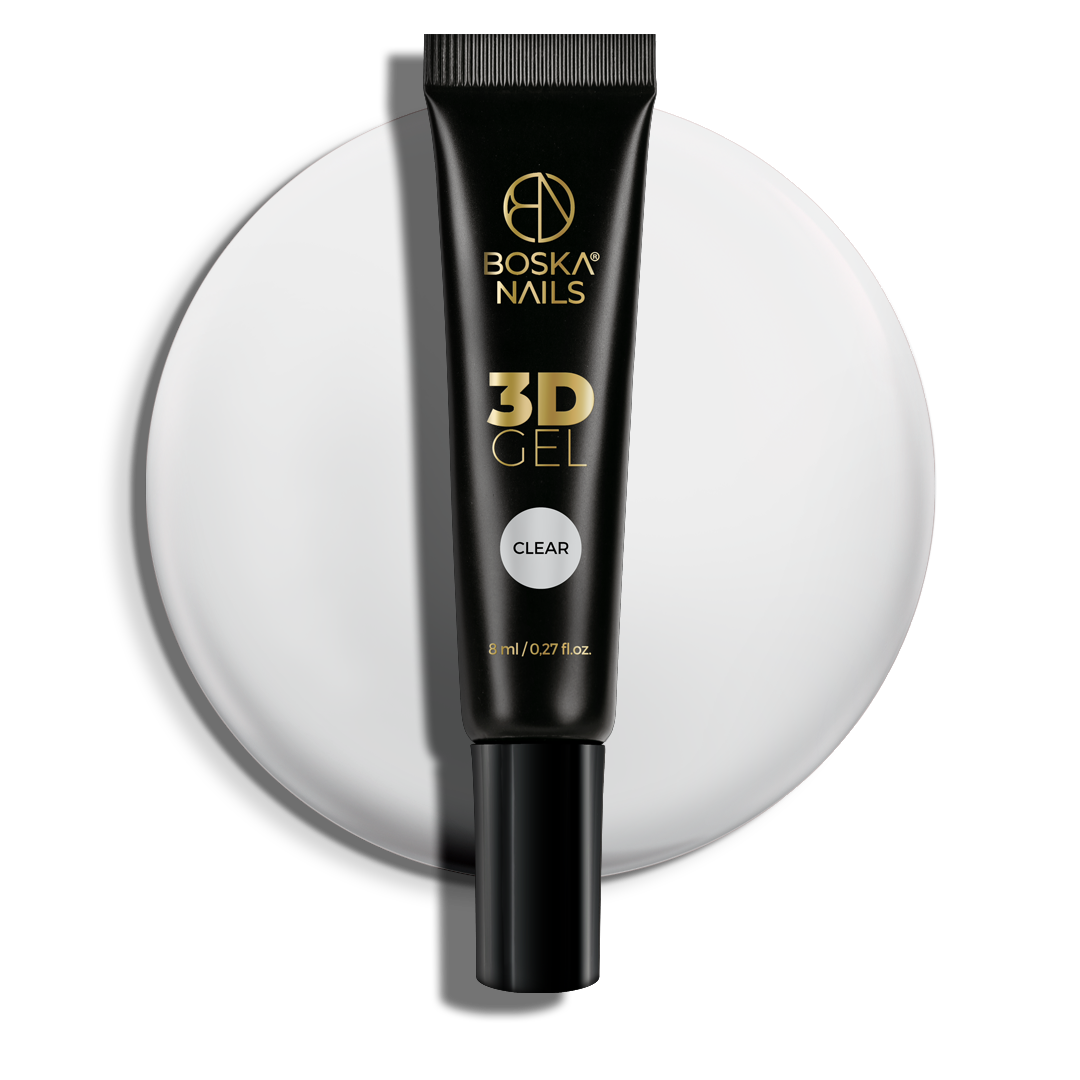 GEL 3D Clear Nail Art Boska Nails 8 ml