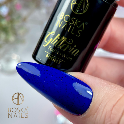 Top Coat Glitteria Noite Sem Limpar - 6ml