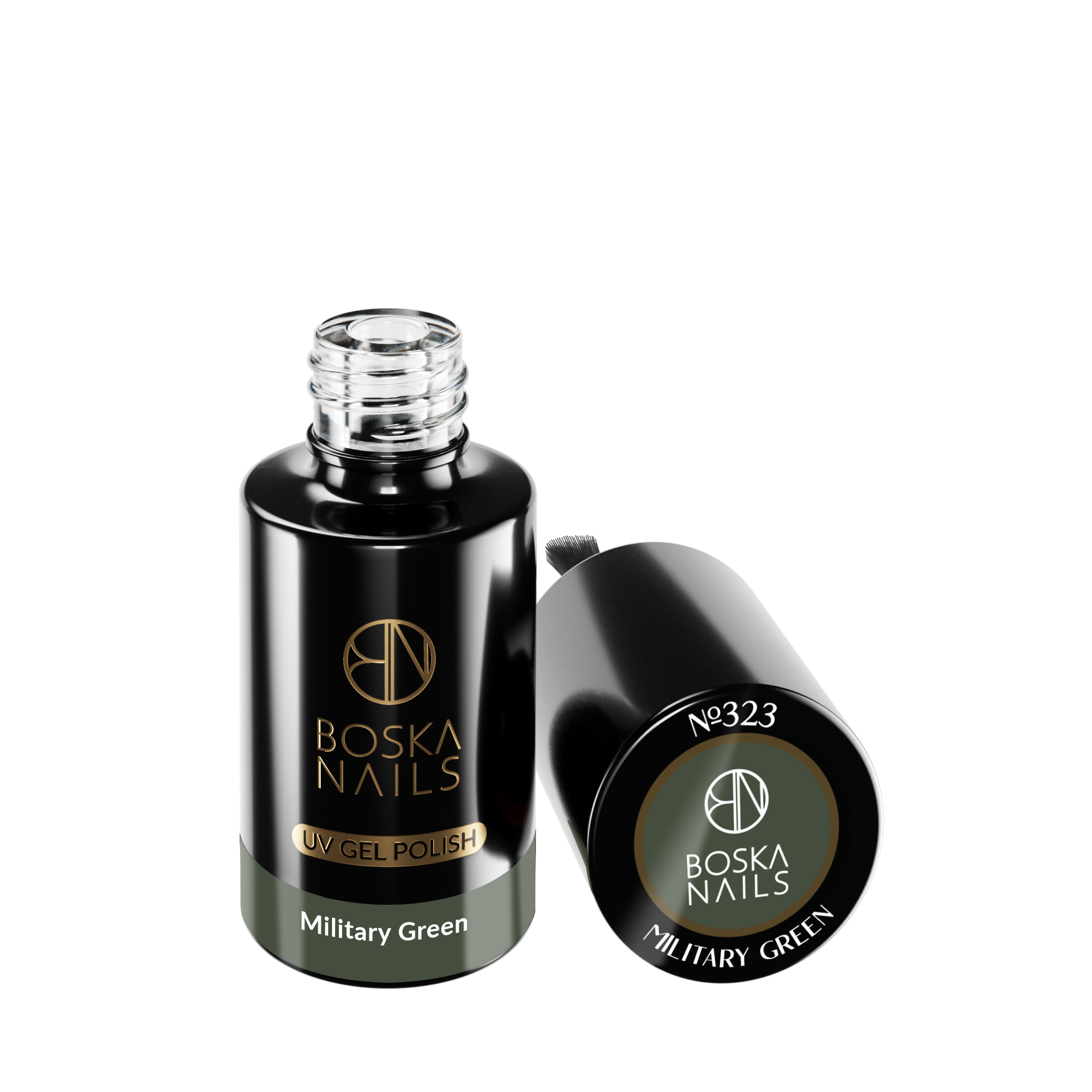 Verniz Semi-Permanente Verde Militar Nº323 - 6ml